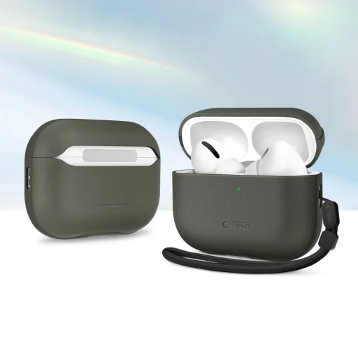 Apple AirPods Pro 3 Tech-protect Naturalfit Olive Zöld tok - 10