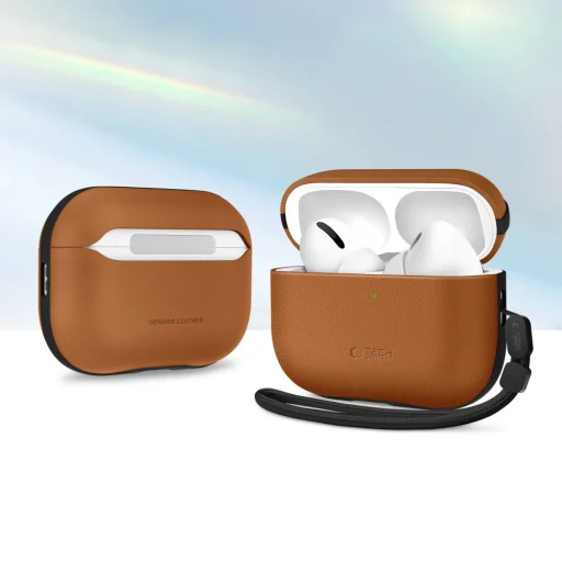 Apple AirPods Pro 3 Tech-Protect NaturalFit Barna tok - 9