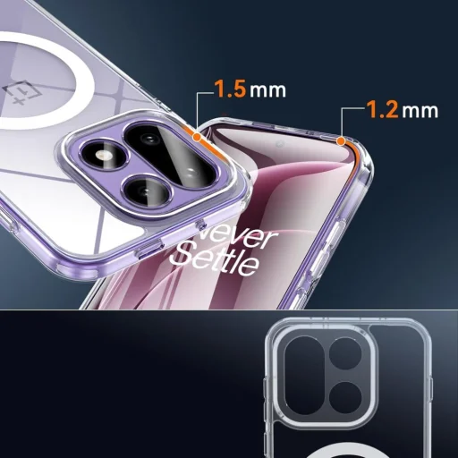 OnePlus 15 Tech-protect Flexair Hybrid Magsafe átlátszó tok - 3