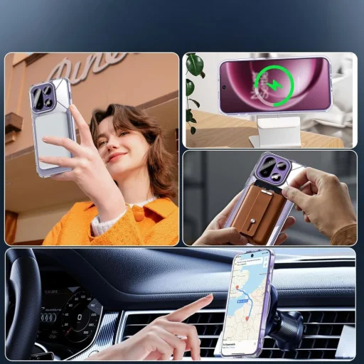 OnePlus 15 Tech-protect Flexair Hybrid Magsafe átlátszó tok - 5