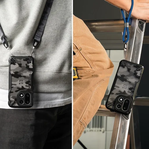 OnePlus 15 Ringke Fusion X Camo Fekete tok - 7