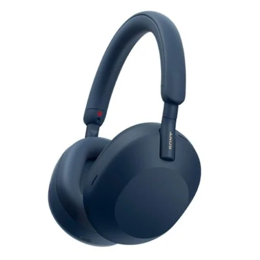 Sony WH-1000XM5 Bluetooth Vezeték nélküli Over-Ear fejhallgató, BT 5.0, TWS, zajszűrős, kék EU - 1