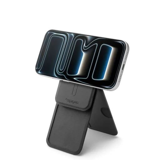 Spigen S314-2 Slim Fold Tripod Wallet Magsafe fekete - 12