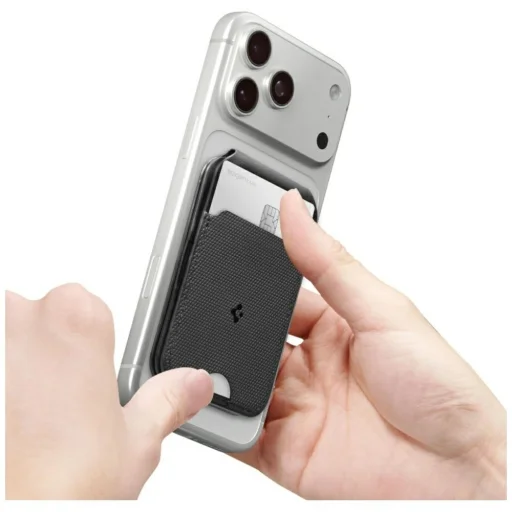 Spigen S314-2 Slim Fold Tripod Wallet Magsafe fekete - 7