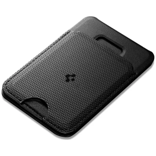 Spigen S314-1 Tenká skladacia statívová peňaženka Magsafe čierna - 2