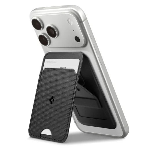 Spigen S314-1 Slim Fold Tripod Wallet Magsafe Fekete - 1