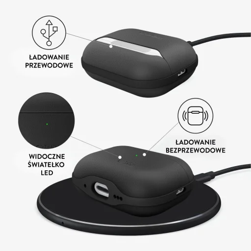 Apple AirPods Pro 3 Tech-protect Naturalfit fekete tok - 7