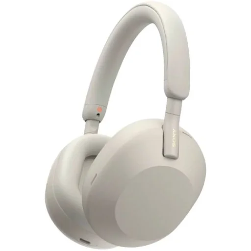 Sony WH-1000XM5 Bluetooth Vezeték nélküli Over-Ear Fejhallgató, BT 5.0, TWS, Zajcsökkentés, Ezüst EU - 1