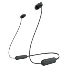 Sony WI-C100 Bluetooth Wireless In-Ear Headphones, BT 5.0, Remote Control, Black EU