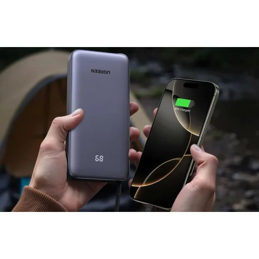 Powerbank beépített kábellel 20000mAh UGREEN PB536 45W (szürke) - 7