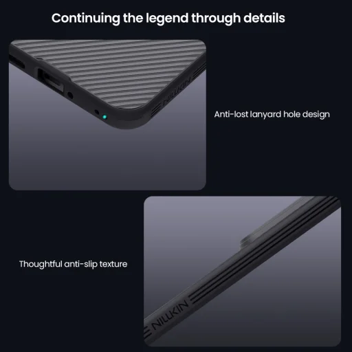 Nillkin CamShield PRO fliptok Xiaomi 15T átlátszó fekete tok - 6