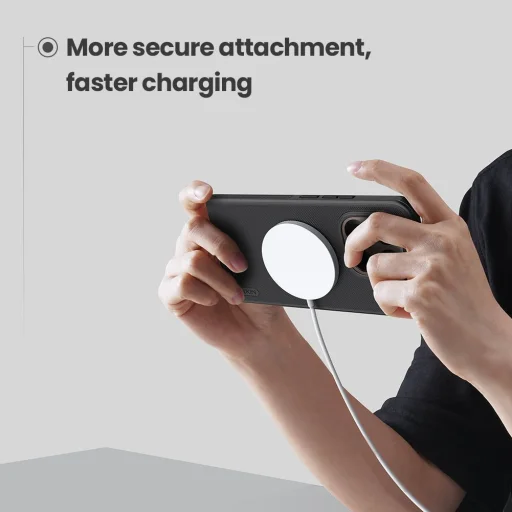 Nillkin Super Frosted PRO Mágneses Hátlap Xiaomi 15T Pro tok Fekete - 3