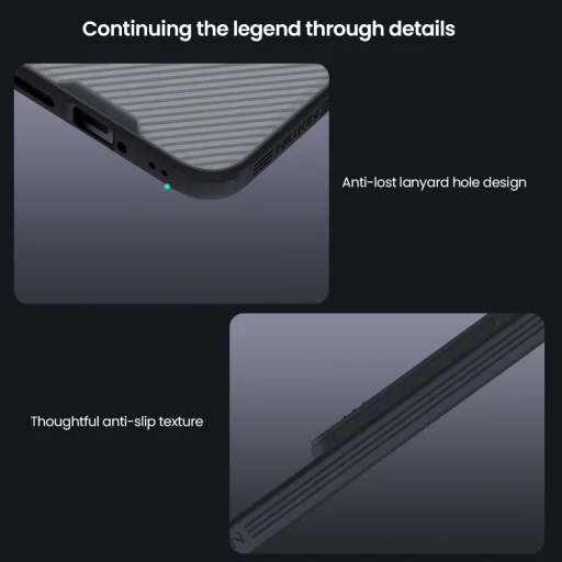 Nillkin CamShield PRO kemény tok Xiaomi 15T Pro átlátszó fekete tok - 6