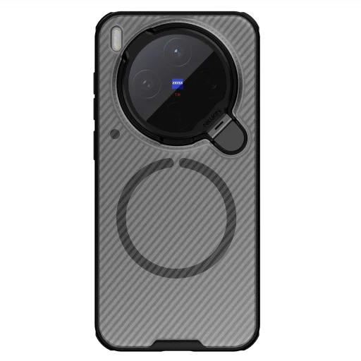 Nillkin CamShield Prop Mágneses Vivo X300 fliptok Átlátszó Fekete Tok - 1