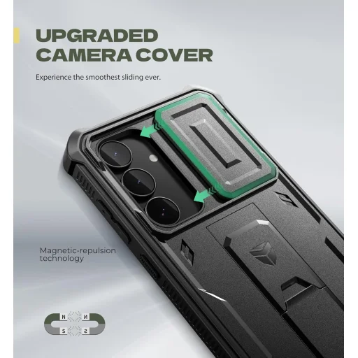 Samsung Galaxy S25 FE Dexnor kitámasztós ütésálló tok - 3