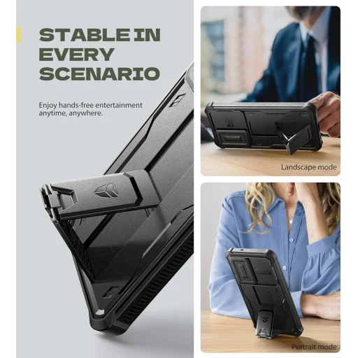 Samsung Galaxy S25 FE Dexnor kitámasztós ütésálló tok - 4