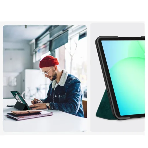 Samsung Galaxy Tab A9+ tok SmartCase Szomorú macska - 7