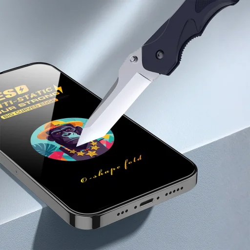 Univerzális edzett üveg 9D OneFit AI-17 6,67" üvegfólia - 6