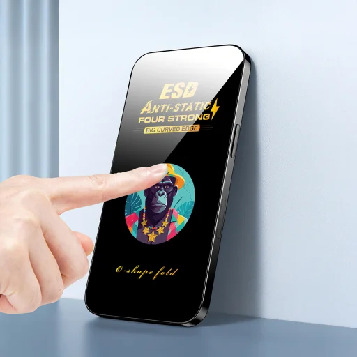 Univerzális edzett üveg 9D OneFit AI-17 6,67" üvegfólia - 2