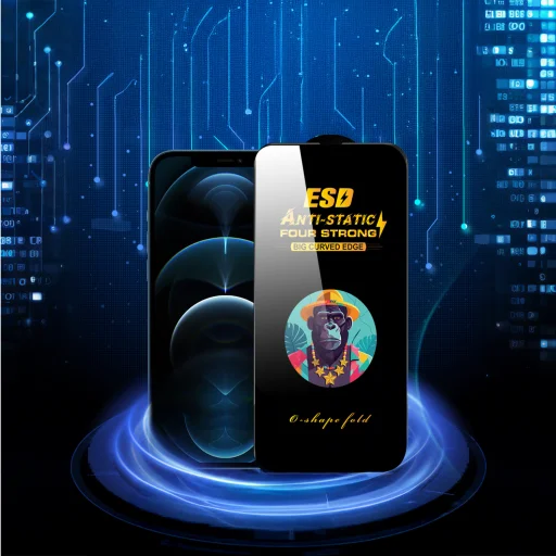 Univerzális edzett üveg 9D OneFit AI-17 6,67" üvegfólia - 5