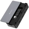 Adapter Verbatim 15 az 1-ben USB-C Pro dokkolóállomás 2xHDMI/1xRJ45/4xUSB-A/3xUSB-C/1xSD/1xmicroSD/1xAudio - 7