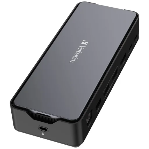 Adapter Verbatim 15 az 1-ben USB-C Pro dokkolóállomás 2xHDMI/1xRJ45/4xUSB-A/3xUSB-C/1xSD/1xmicroSD/1xAudio - 5