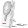 Powerbank Verbatim Charge 'n' Go 10000mAh állványos mágneses vezeték nélküli TFT kijelző 2xUSB-C kábellel ezüst thumbnail