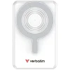Powerbank Verbatim Charge 'n' Go 10000mAh állványos mágneses vezeték nélküli TFT kijelző 2xUSB-C kábellel ezüst thumbnail