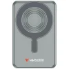 Verbatim Charge n Go Powerbank 10000mAh tartóval Mágneses Vezeték nélküli TFT kijelző 2xUSB-C kábel szürke thumbnail