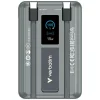 Verbatim Charge n Go Powerbank 10000mAh tartóval Mágneses Vezeték nélküli TFT kijelző 2xUSB-C kábel szürke thumbnail