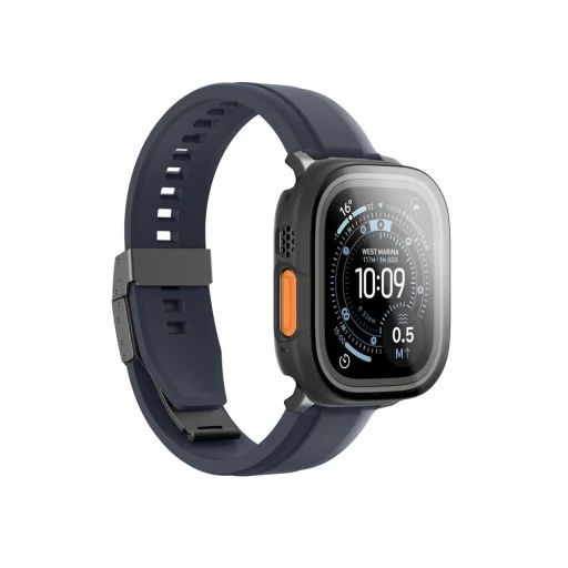 AmazingThing Radix üvegfólia tok Apple Watch Ultra 3 49mm - Fekete - 2