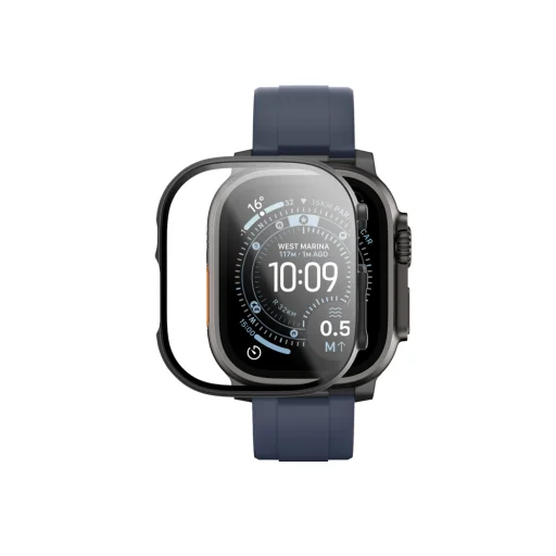 AmazingThing Radix üvegfólia tok Apple Watch Ultra 3 49mm - Fekete - 4