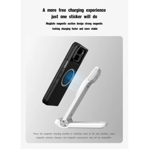 Nillkin Super Frosted Prop Mágneses Hátlapi Tok Google Pixel 10 Pro Fold Fekete tok - 3