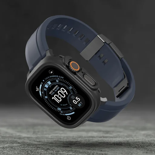 AmazingThing Minimal védőtok Apple Watch Ultra 3 49mm - Fekete tok - 8