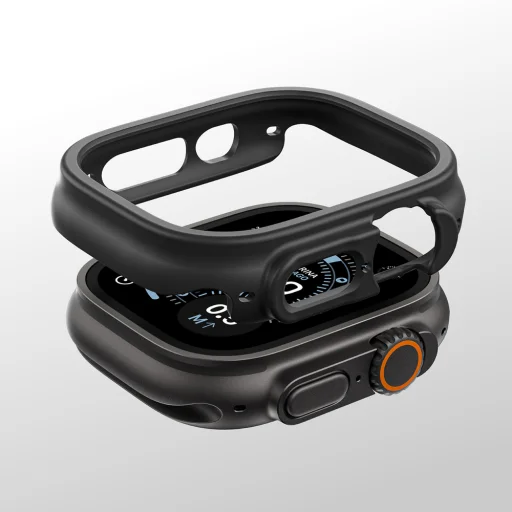 AmazingThing Minimal védőtok Apple Watch Ultra 3 49mm - Fekete tok - 10