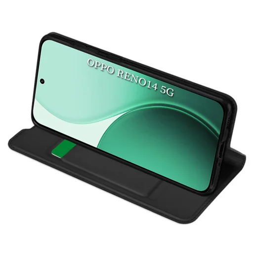 Oppo Reno14 Techsuit Magskin Book - Fekete tok - 2