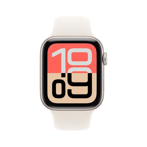 Apple Watch SE 3 Cellular 40mm Csillagfény Alumínium Tok Starlight Sport Szíjjal - S/M - 3