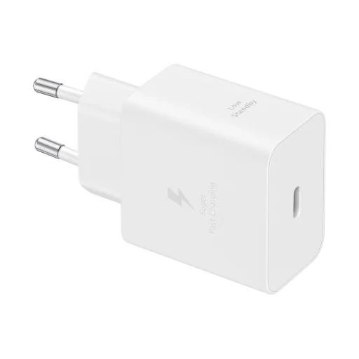 EP-T4511XWE Samsung USB-C 45W Utazó Töltő + USB-C Adatkábel Fehér - 2