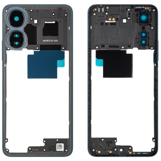 Középső keret Xiaomi Redmi 13C NFC-hez, Dusty Blue - 1