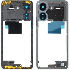 Középső keret Xiaomi Redmi 13C-hez, sötétkék