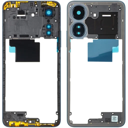 Középső keret Xiaomi Redmi 13C-hez, sötétkék - 1