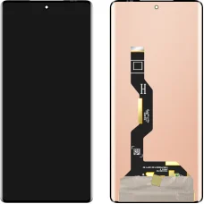 LCD kijelző modul MP Motorola Edge 50 Fusion, keret nélkül, utángyártott, fekete kijelző