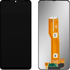LCD kijelző modul MP Samsung Galaxy A07 4G A075, keret nélkül, utángyártott, fekete