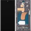 LCD Kijelző Modul MP Samsung Galaxy S23 Ultra S918 számára, OLED Verzió, Utángyártott, Fekete