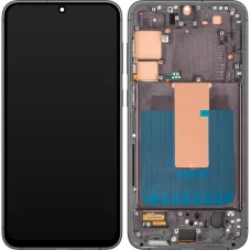 LCD kijelző modul MP Samsung Galaxy S23+ S916, utángyártott, fekete, kijelző