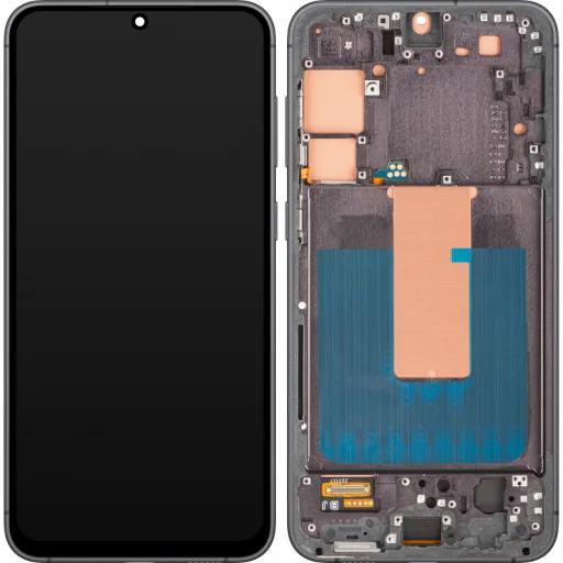 LCD kijelző modul MP Samsung Galaxy S23+ S916, utángyártott, fekete, kijelző - 1