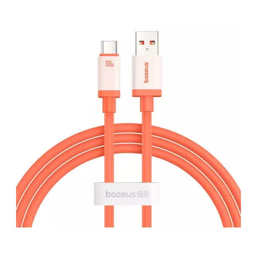 USB-A-ról USB-C-re kábel Baseus Zero Degree Series, 100W, 2m, Piros - 2