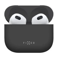 AirPods 4 Fekete Fixed Silky tok (FIXSIL-1473-BK)