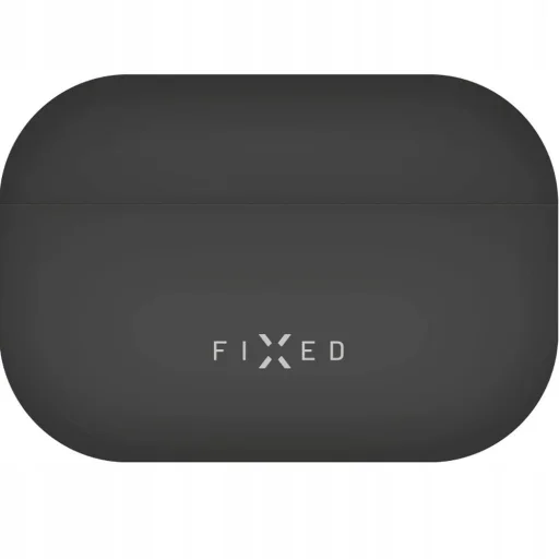 AirPods 4 Fekete Fixed Silky tok (FIXSIL-1473-BK) - 2