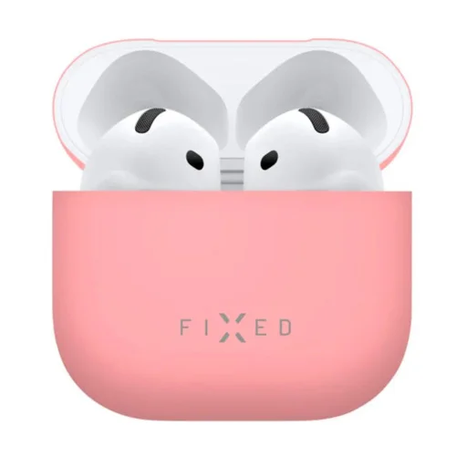 AirPods 4 Rózsaszín Fixed Silky tok (FIXSIL-1473-PI) - 1